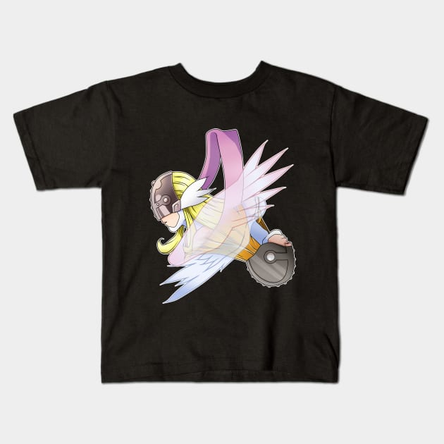 Digital Angels Kids T-Shirt by Decokun